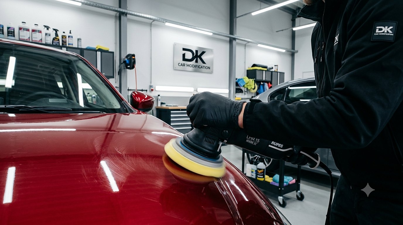Paint correction — Dual-action polish, swirl removal